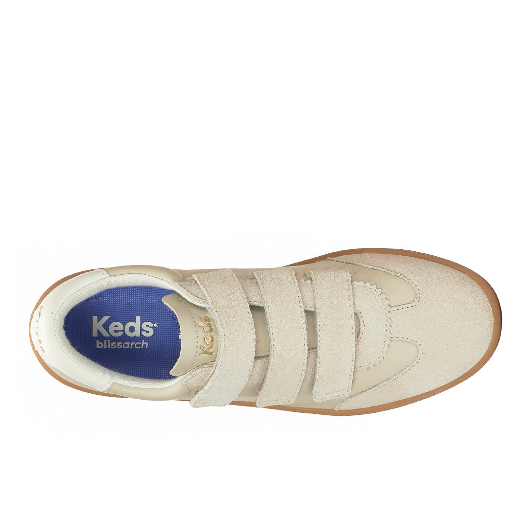Women's Ace II V Leather/Suede Translucent Midsole Oatmeal/Snow White Sneaker (ACEIIV7281-WH69297)