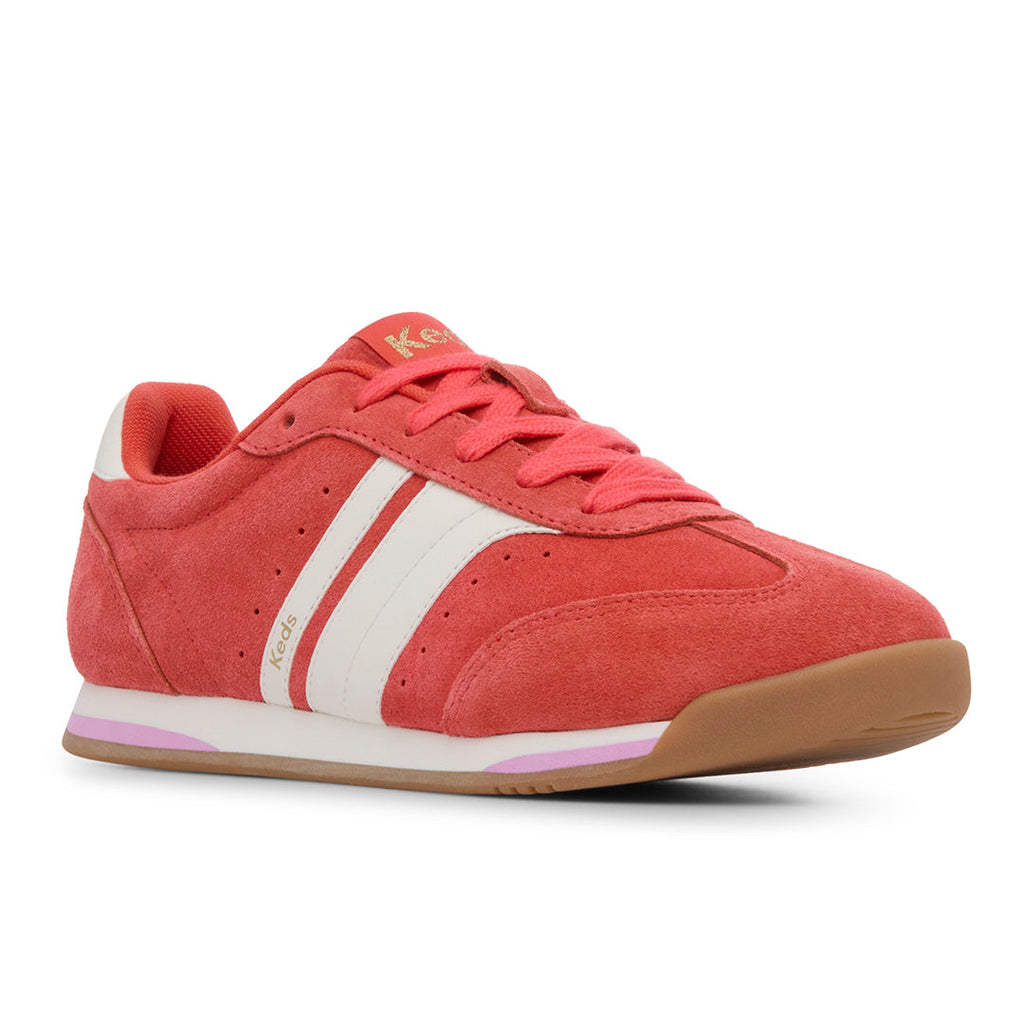 Women's Revival Suede/Leather Orange/Snow White Sneaker (RVIVL5840-WH69326)