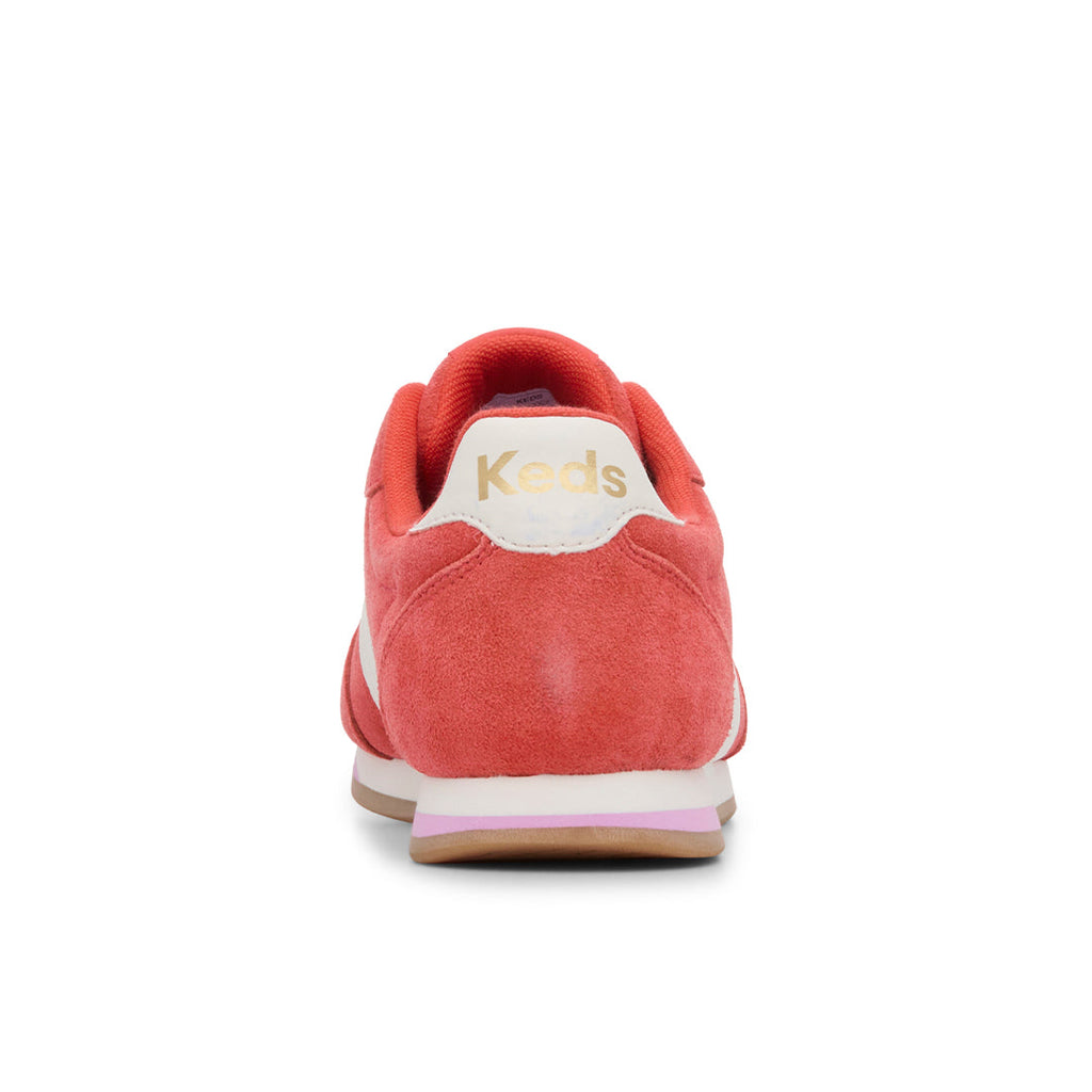 Women's Revival Suede/Leather Orange/Snow White Sneaker (RVIVL5840-WH69326)