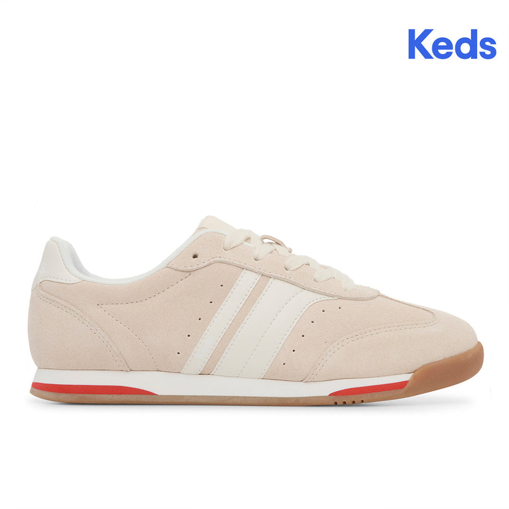 Women's Revival Suede/Leather Parchment/Egret Sneaker (RVIVL5102-WH69329)