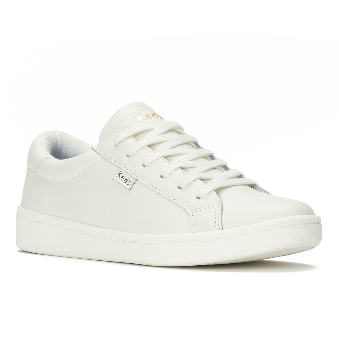 Women's Ace II Leather White Sneaker (ACEII6100-WH69391)