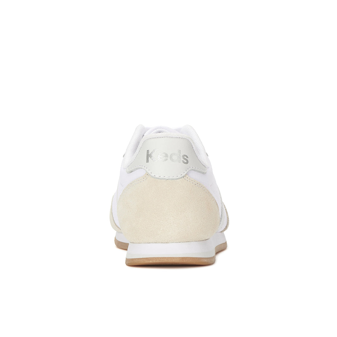 Women's Revival Nylon/Suede/Leather White/Grey Sneaker (RVIVL5B110-WH69394)