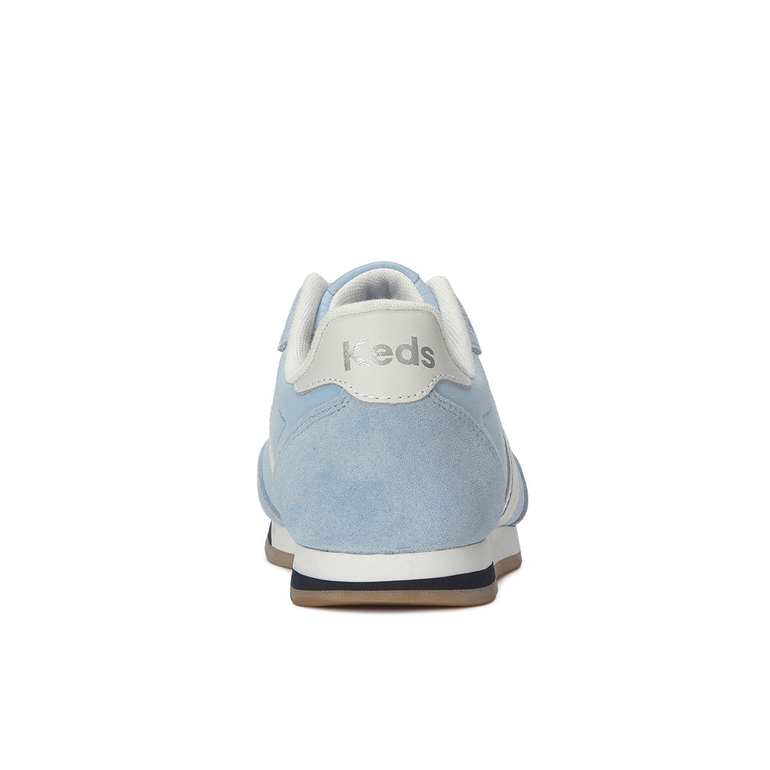 Women's Revival Nylon/Suede/Leather Light Blue/Snow White Sneaker (RVIVL5B450-WH69397)