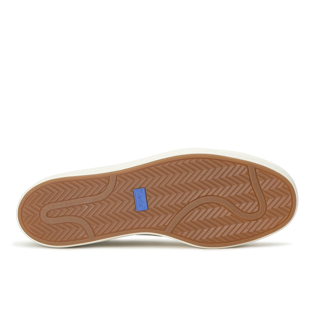 Women's Skyler Slip On Leather Snow White Sneaker (SKYSLP6110-WH69412)
