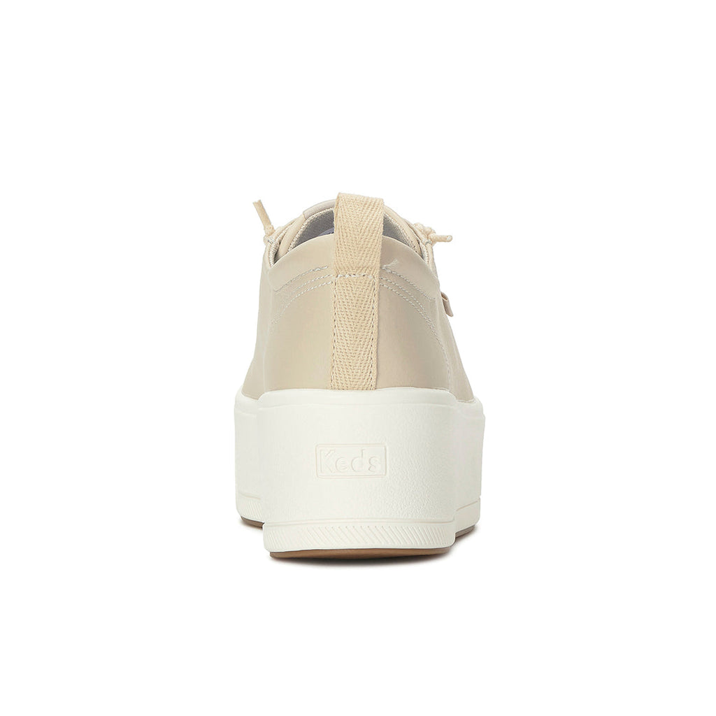 Women's Skyler Slip On Leather Oatmeal Sneaker (SKYSLP6280-WH69413)