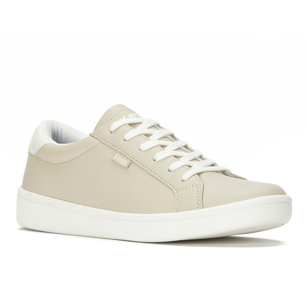 Women's Ace II Leather Oatmeal/Snow White Sneaker (ACEII7282-WH69424)