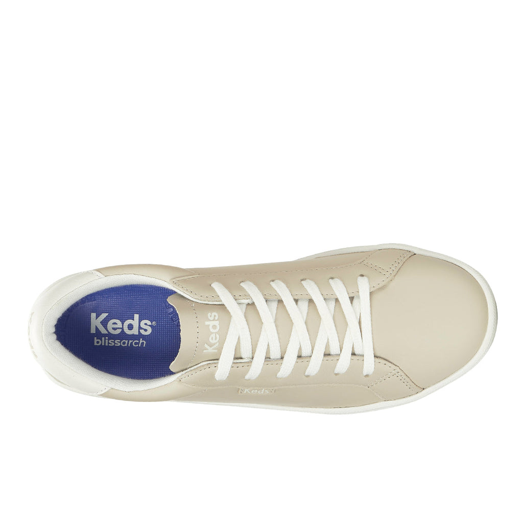 Women's Ace II Leather Oatmeal/Snow White Sneaker (ACEII7282-WH69424)