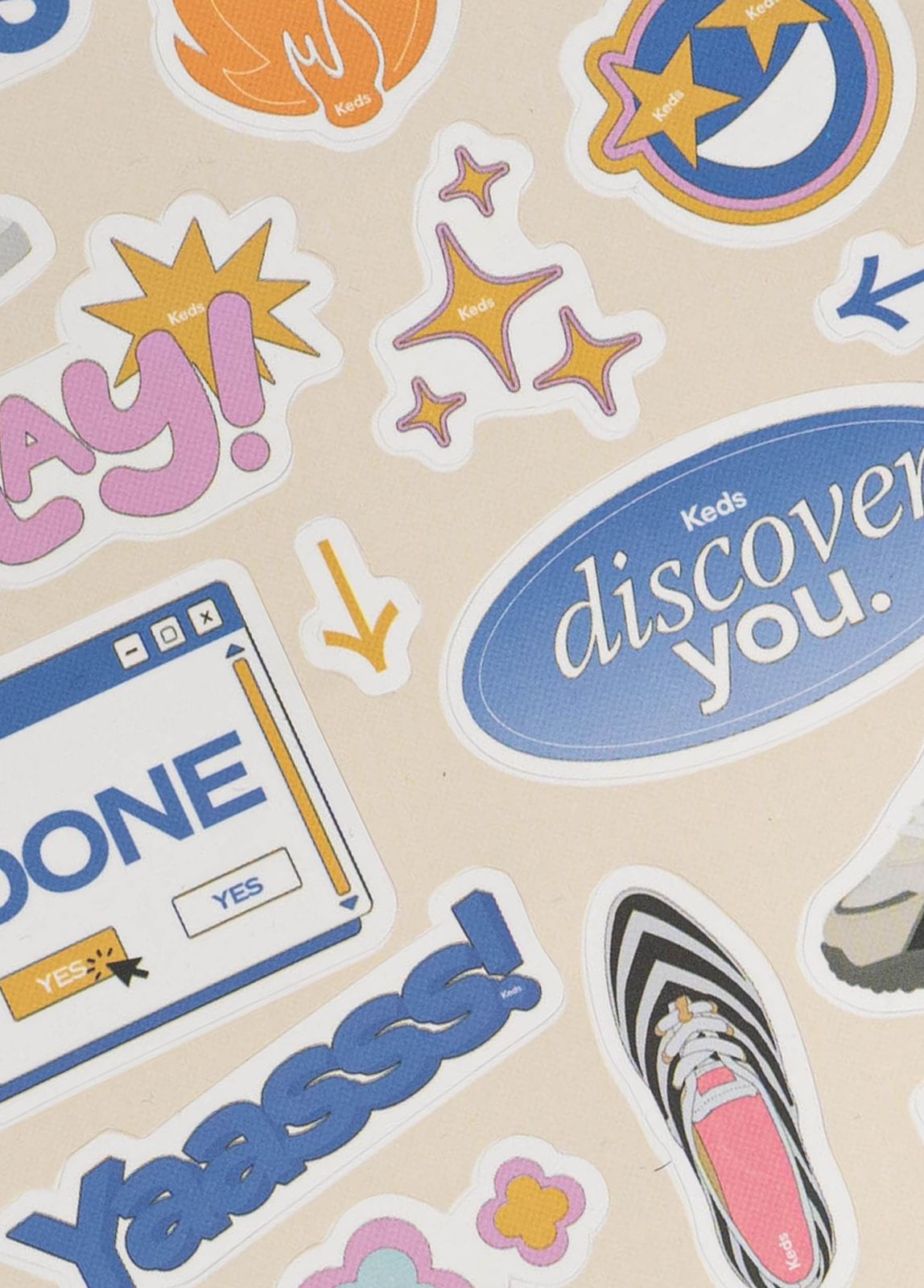 Keds Sticker 2024 - Assorted (C4GWP000270) - NOT FOR SALE
