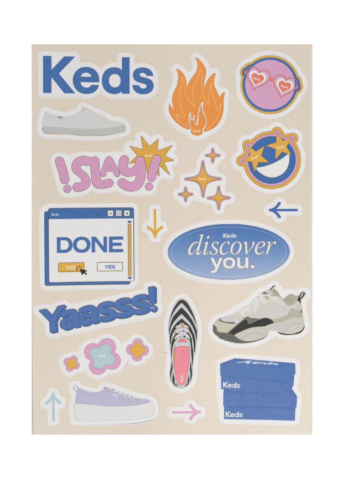 Keds Sticker 2024 - Assorted (C4GWP000270) - NOT FOR SALE